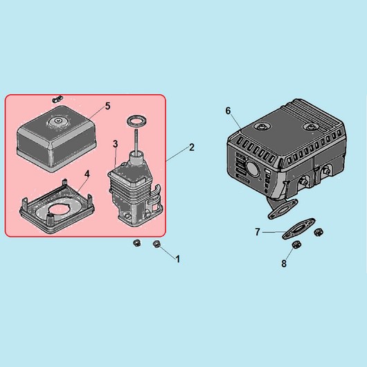 Воздушный фильтр и глушитель Champion ST661
